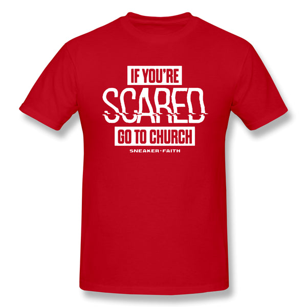 Air Jordan 1 Fearless 1s Sneaker Tee If You Scared Go To Church t Shirt For Man