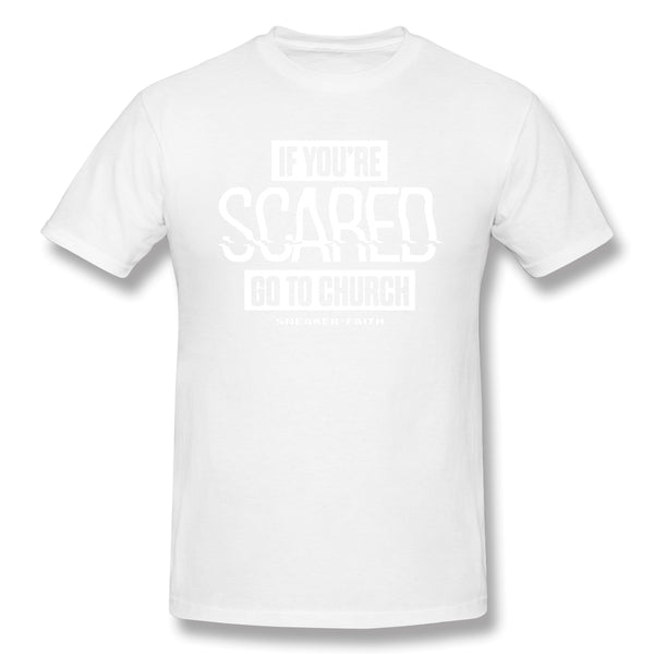 Air Jordan 1 Fearless 1s Sneaker Tee If You Scared Go To Church t Shirt For Man