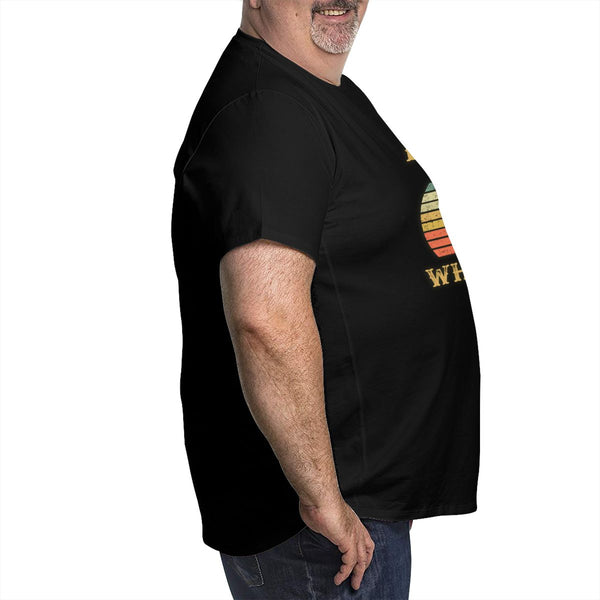 Vintage Retro Penguin Whisperer Big Size Men's T-shirt